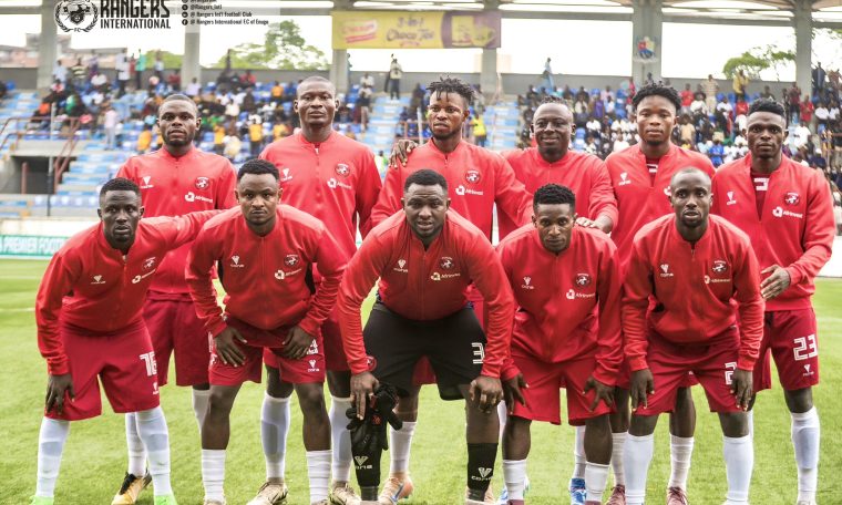 Enugu Rangers' first eleven that secured the NPFL title on Sunday, May 24.