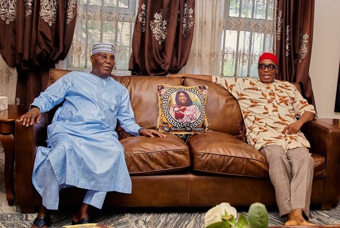 L-R: Atiku Abubakar and Rotimi Amaechi