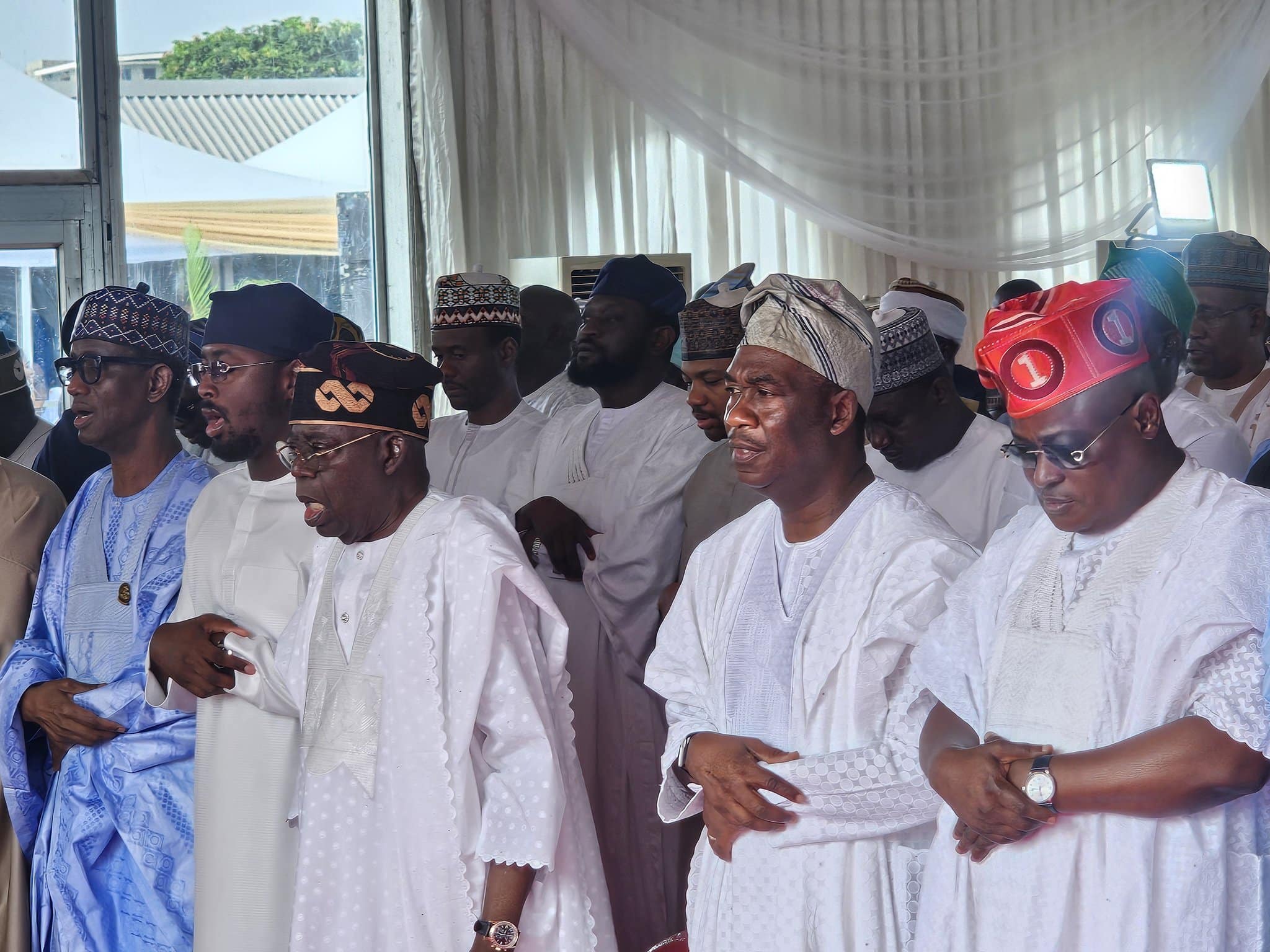 Tinubu, other dignitaries at Eid prayers