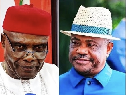 File Photo: Adolphus Wabara and Nyesom Wike