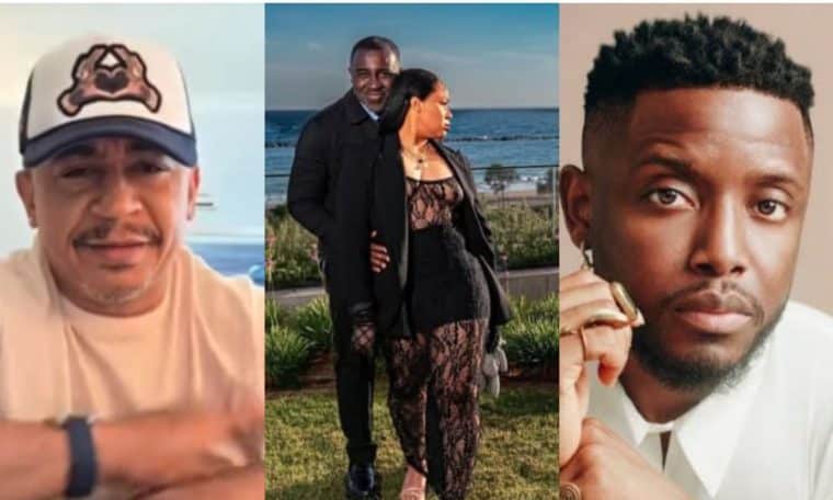 L-R Daddy Freeze, Frank Edoho, Sandra and Singer Chike