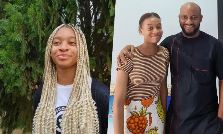 Yul Edochie and his daughter, Danielle
