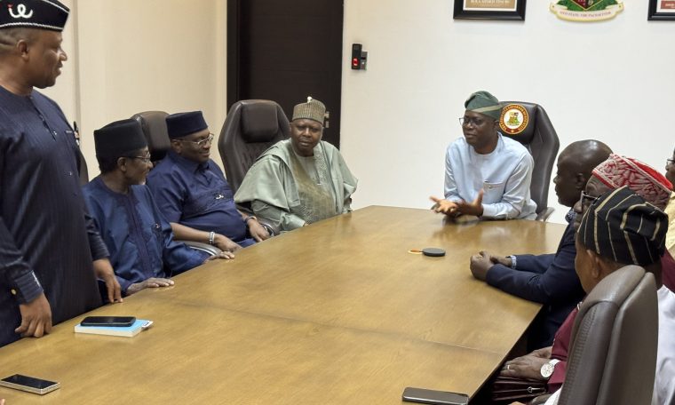 PDP delegation visits Governor Seyi Makinde in Oyo State
