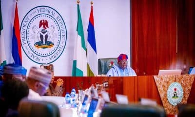 File Photo: President Bola Tinubu leads FEC meeting