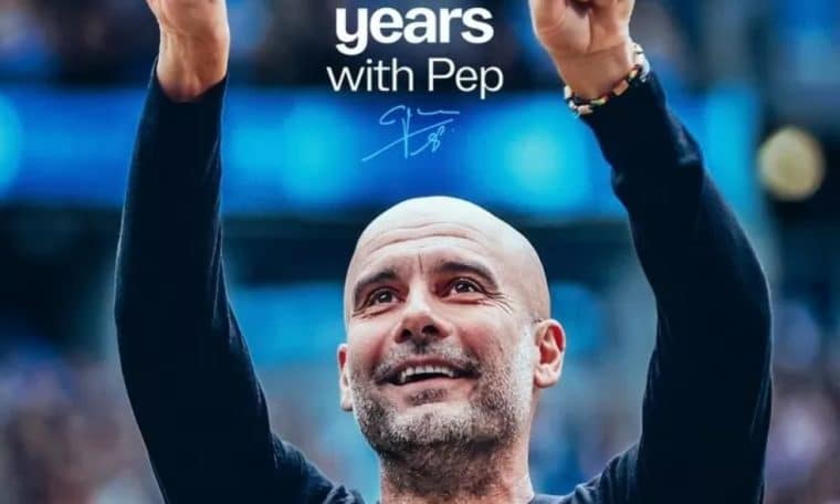 Manchester City outgoing coach, Pep Guardiola