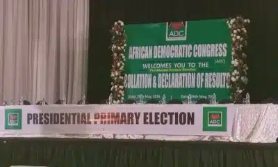 The African Democratic Congress venue for the collation results for the party’s 2027 presidential ticket. Photo credit- Dirisu Yakubu