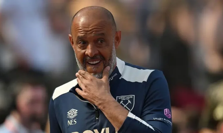 West Ham United manager Nuno Espirito Santo
