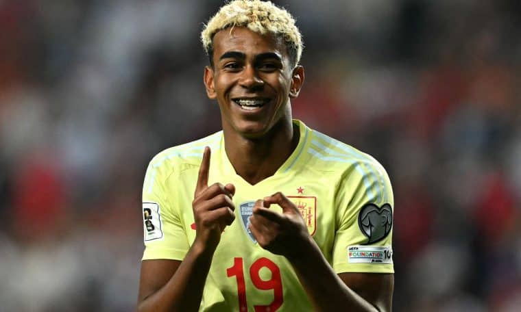 Barcelona and Spain star, Lamine Yamal.