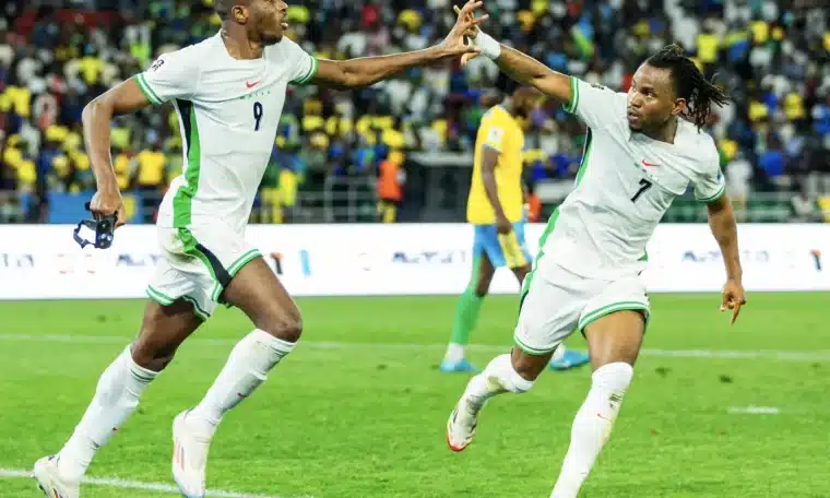 File photo of Victor Osimhen and Ademola Lookman