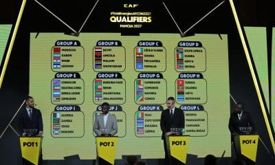 A scene at the AFCON 2027 Qualifiers draw held in Egypt on Tuesday, May 19.