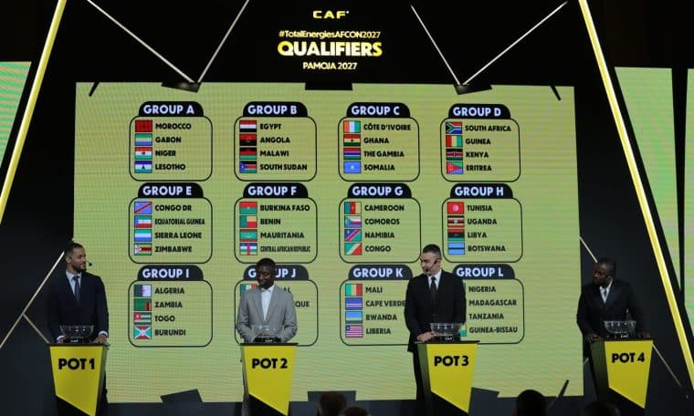 A scene at the AFCON 2027 Qualifiers draw held in Egypt on Tuesday, May 19.
