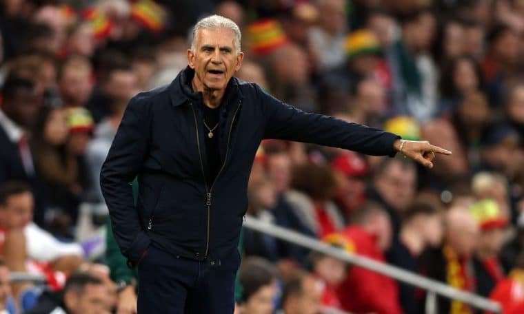 Ghana head coach Carlos Queiroz