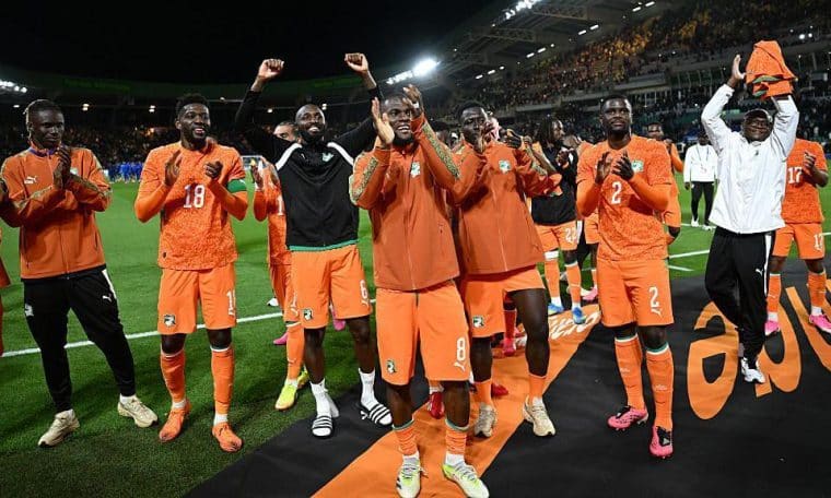 File photo of Côte d’Ivoire football players