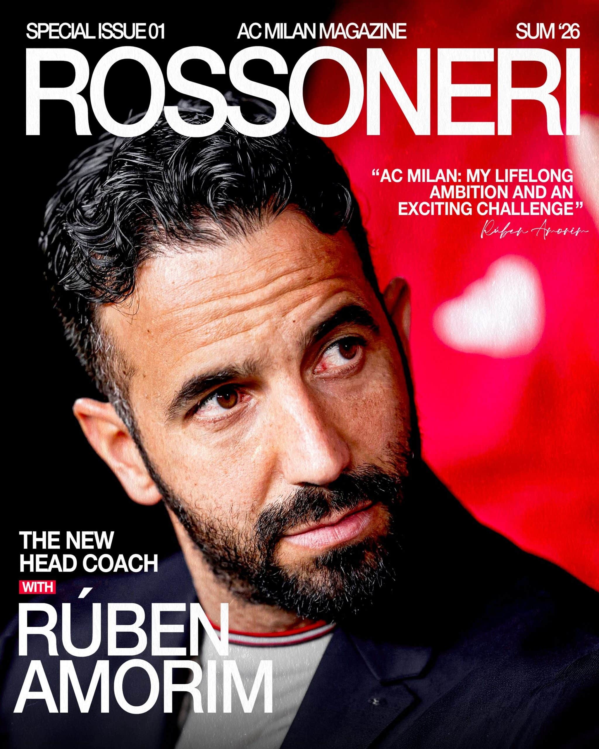 AC Milan announcement poster for new manager Ruben Amorim