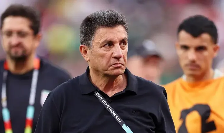 Iran head coach Amir Ghalenoei