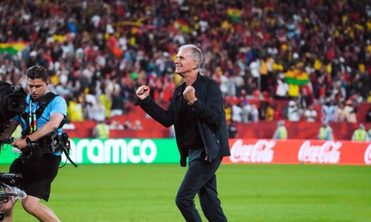 Ghana head coach Carlos Queiroz