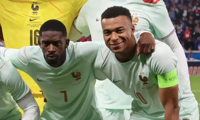 France internationals, Ousmane Dembélé and Kylian Mbappe.