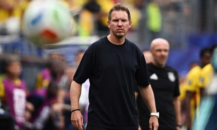 Germany head coach Julian Nagelsmann at the 2026 FIFA World Cup.