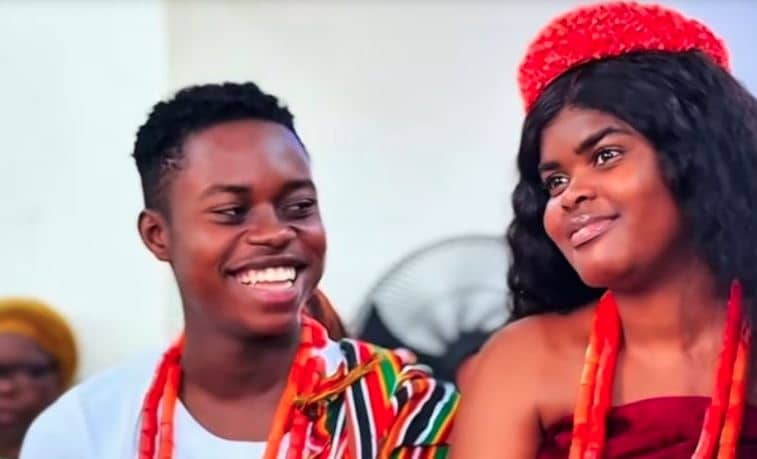 Nigerian TikTokers, Peller, Jarvis Traditionally Ties The Knot