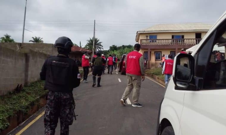 EFCC officers in Ekiti election