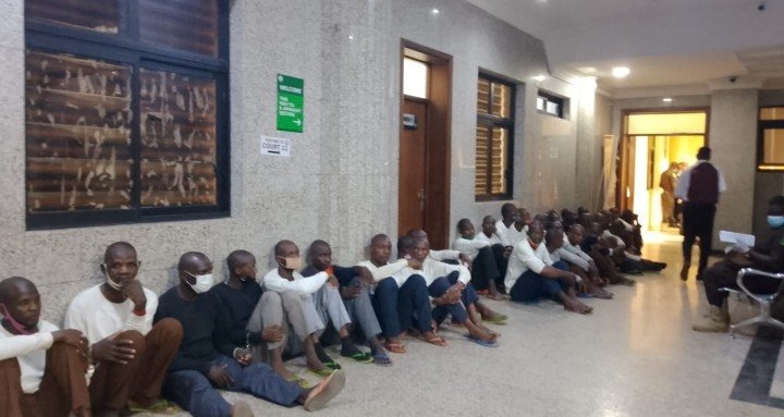 Terrorism suspects in court