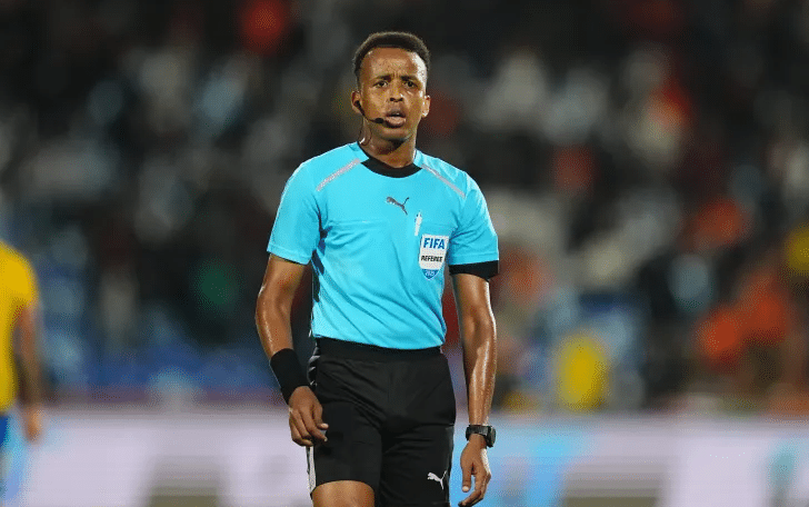 Somali referee Omar Artan