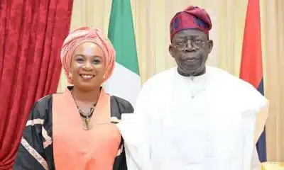Hon. Princess Damilola Sonayon-James and President Bola Ahmed Tinubu