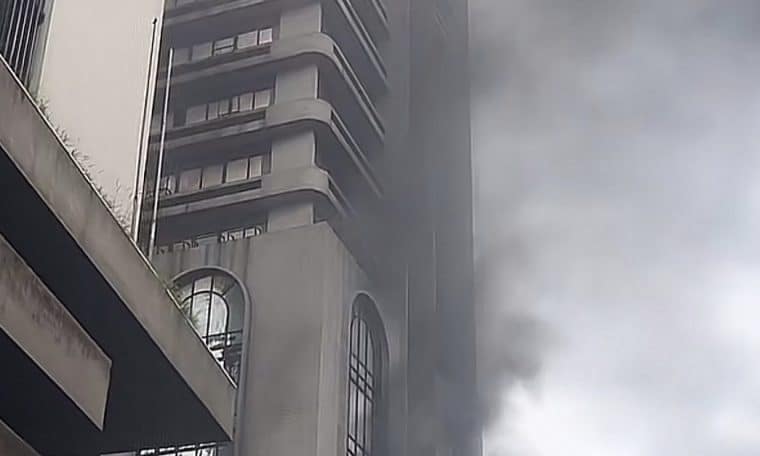 Fire guys building in Lagos Island
