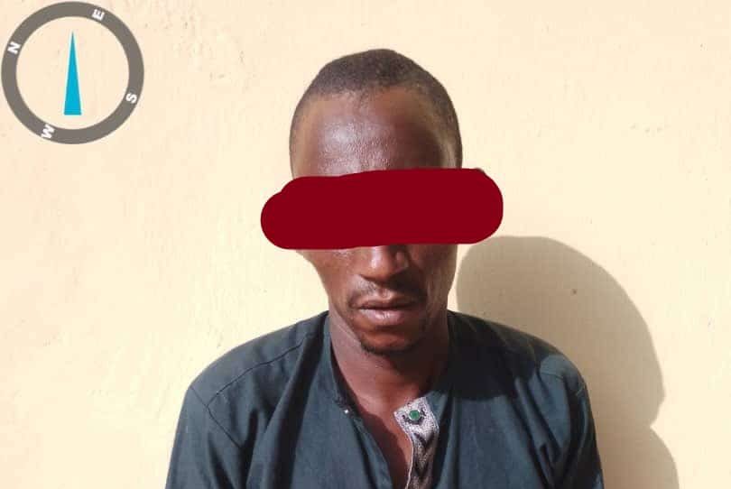 Photos: Military Nab 28-year-old Suspected ISWAP/Boko Haram Collaborator In Borno