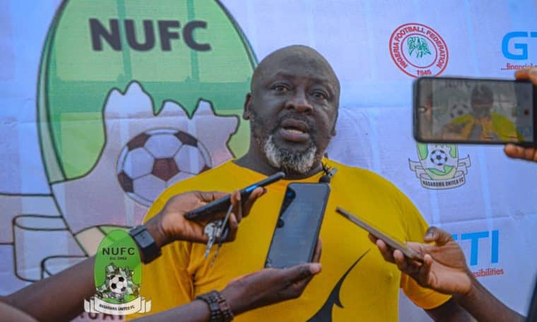 File photo of Nasarawa United coach Mbwas Mangut