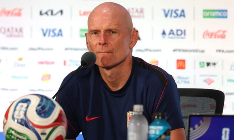 Norway coach, Ståle Solbakken at the 2026 World Cup
