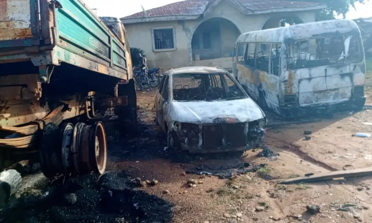 Police Station set ablaze