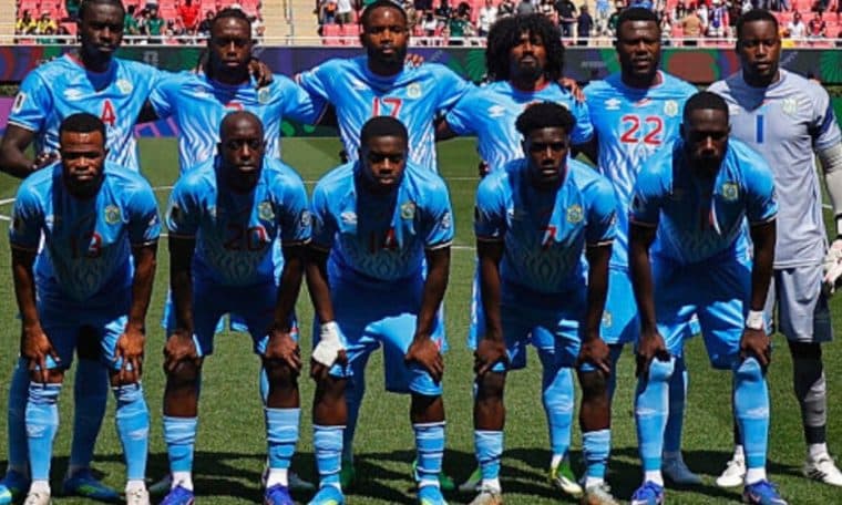 File photo of DR Congo's first eleven.