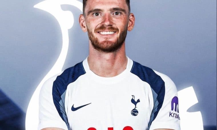 Tottenham Hotspur new signing, Andy Robertson