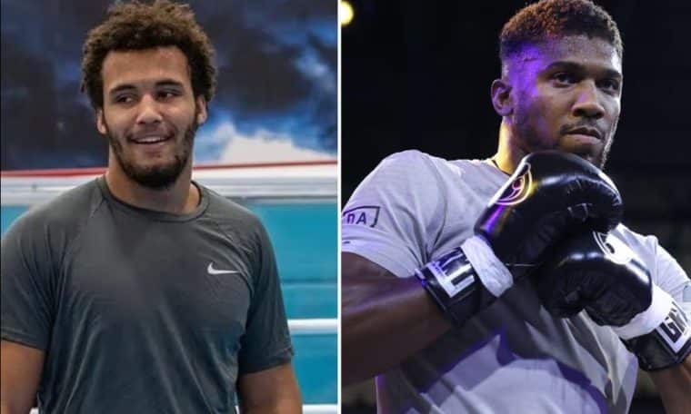 Moses Itauma and Anthony Joshua