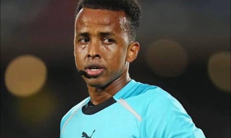 Somali referee Omar Artan