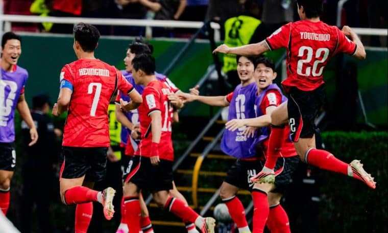South Korea celebrate after beating Czech Republic in 2026 FIFA World Cup opener.