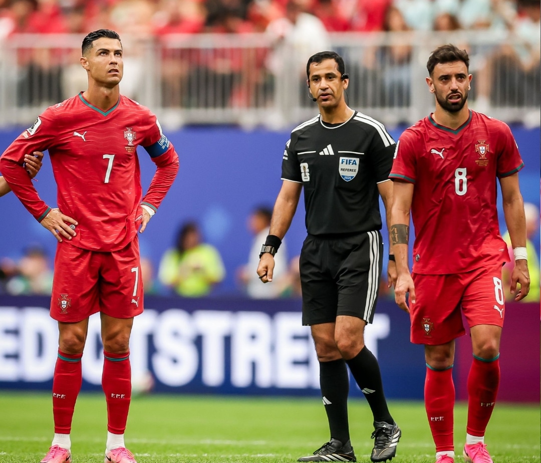 Cristiano Ronaldo and Bruno Fernandes left stunned after recording a 1-1 draw with DR Congo in their 2026 FIFA World Cup opener.
