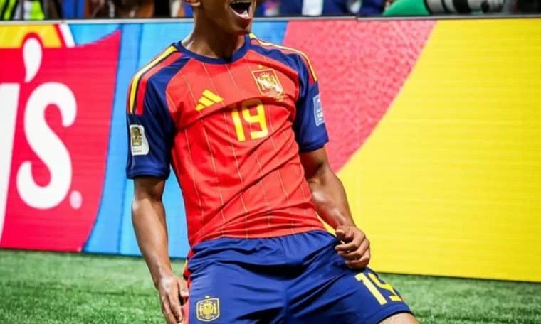 Spain international Lamine Yamal
