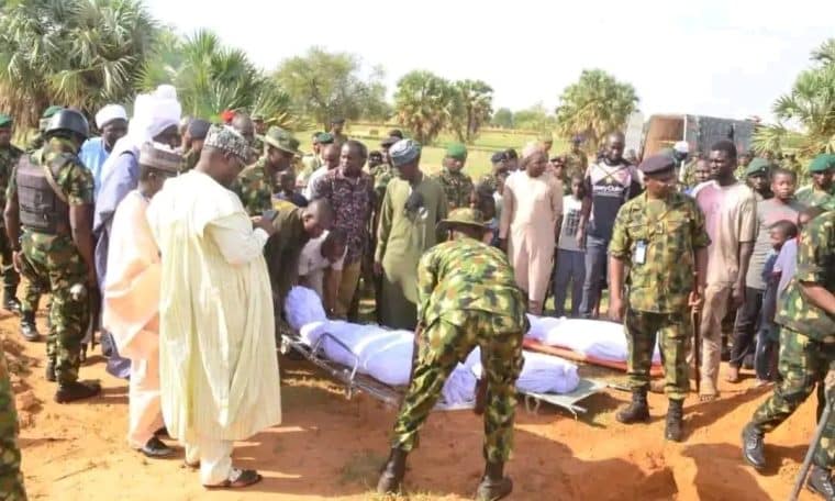 Soldiers killed during ambush buried