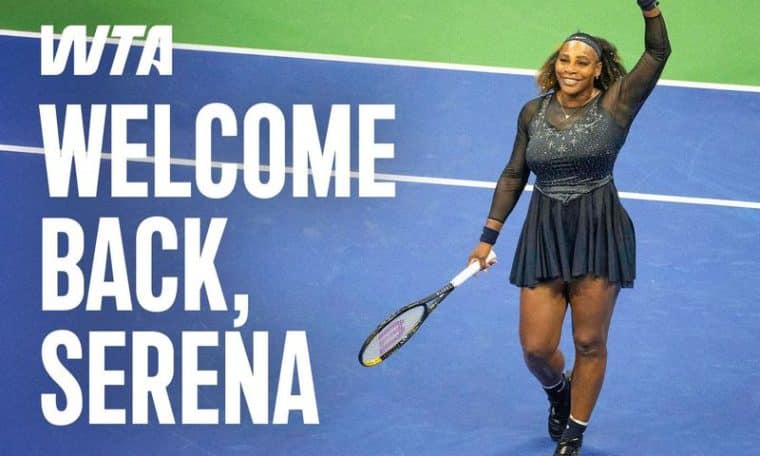 Women's Tennis Association (WTA) Welcomes Serena Williams back to Tennis on Monday, June 1, 2026.