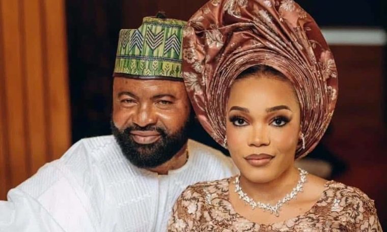Yoruba actor, Akin Olaiya, and his wife, Nafeesat Feenah Hammed