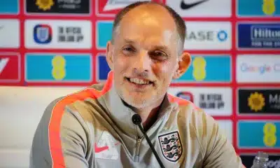 Three Lions of England head coach, Thomas Tuchel.
