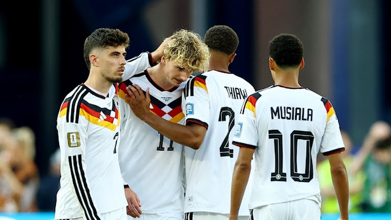 German players were dejected after Paraguay ended their 2026 FIFA World Cup journey.