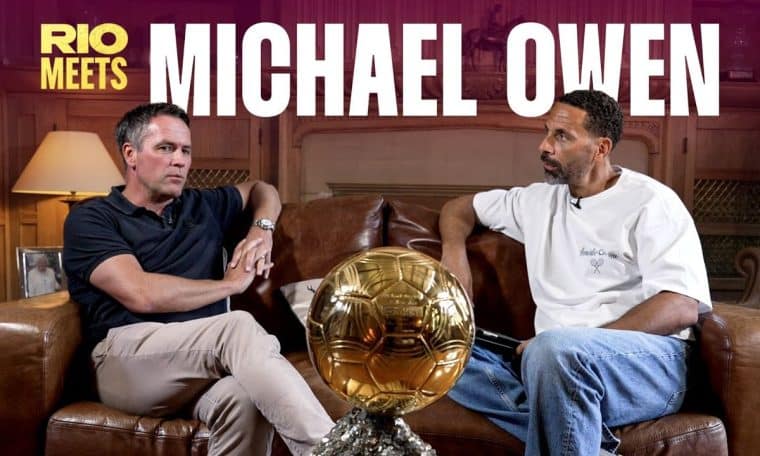 File photo of Michael Owen and Rio Ferdinand
