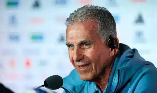 Ghana's head coach, Carlos Queiroz