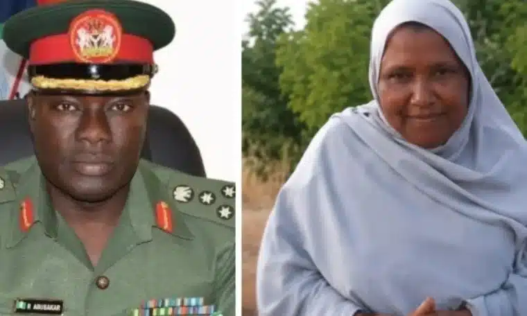 retired Major General Abubakar Rabe and his wife