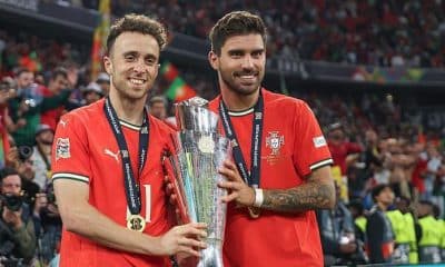 File photo of late Diogo Jota and Ruben Neves