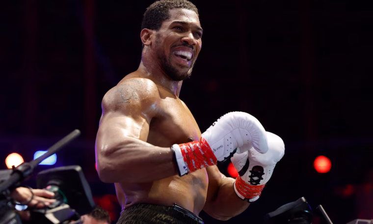 British-Nigerian heavyweight boxer, Anthony Joshua. PC- Reuters