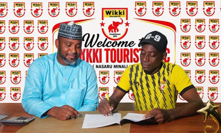 Wikki Tourists unveil coach Bala Abubakar.